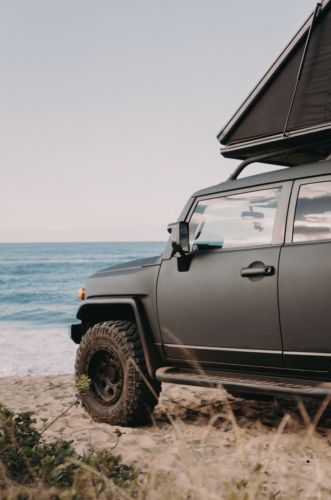 Fully Decked Lifted 4WD Black FJ Cruiser!