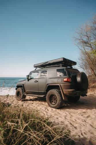 Fully Decked Lifted 4WD Black FJ Cruiser!