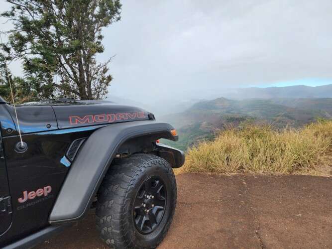 wheels of a jeep