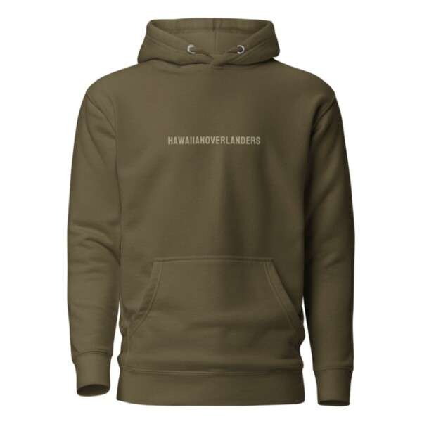 green hawaiian overlanders hoodie